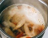 簡単。手羽先と白菜の優しい味スープ。作り方4写真