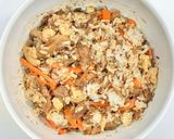 サバ缶で木綿豆腐のそぼろご飯作り方7写真