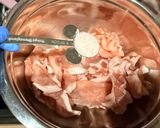 しっとり柔らか豚肉小間切れ作り方1写真