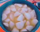 ＊冷凍里芋と焼豚の味しみ煮っころがし＊作り方2写真
