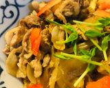 あまから豚丼● 豚こまぎれ肉の生姜焼き丼作り方4写真