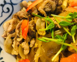 あまから豚丼● 豚こまぎれ肉の生姜焼き丼作り方4写真