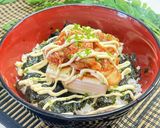 爆速🤗豆腐キムチ韓国海苔マヨ丼作り方6写真
