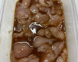 【簡単夕食】薄切り柔らか鶏胸肉の生姜焼き作り方2写真