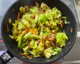 豚肉と野菜の味噌炒め作り方1写真