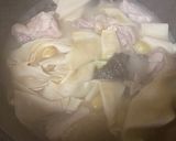 中国料理！豆腐皮と鶏肉の滋養スープ煮作り方6写真