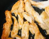 米粉の揚げ焼き●鶏肉スティック作り方3写真
