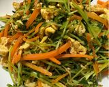 豆苗炒め作り方7写真