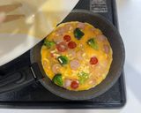 魚肉ソーセージと彩り野菜のふわたまソテー作り方4写真