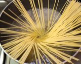 オクラとしらすのパスタ作り方6写真