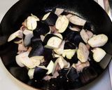 茄子と豚バラ肉の照り照りこってり丼作り方5写真