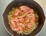 絶品玉ねぎたっぷり♡甘め肉そば〜♡！作り方8写真