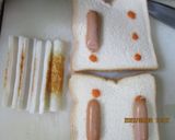 ちくわ明太ウインナのサンド😋作り方2写真