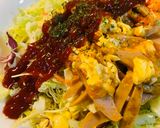 魚肉ソーセージのからしスクランブルエッグ作り方2写真