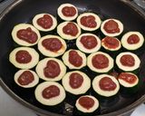 簡単☆ズッキーニのピザ焼き作り方2写真