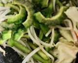 簡単ゴーヤラーメン（中華三昧塩味で）作り方6写真