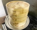 減塩介護食 タラと春キャベツのせいろ蒸し作り方8写真