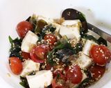 トマトとわかめのさっぱり豆腐サラダ作り方2写真