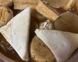 麺つゆを使った鶏団子おでん作り方14写真