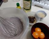 チョコレートシフォンケーキ作り方1写真