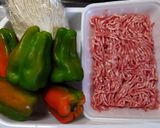 エノキで増々💫ピーマンの肉詰め作り方1写真