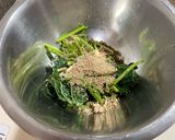 モロヘイヤの胡麻和え作り方5写真
