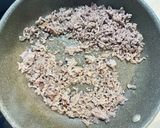 あぐー豚肉みそdeなすの肉味噌炒め丼作り方3写真