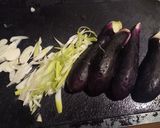 揚げ茄子ネギキャベツの塩餡掛け揚焼きそば作り方1写真