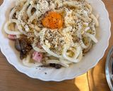 カルボナーラうどん作り方4写真