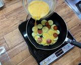 夏野菜のオムレツ作り方4写真