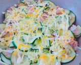 ＊ズッキーニとハムの炒めチーズ焼き＊作り方3写真