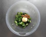 レンジで簡単☆オクラの梅マヨ和え。作り方4写真