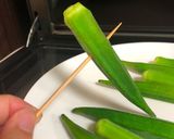 レンジで簡単！オクラとトマトのレモンチーズマリネ作り方2写真
