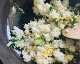 行者にんにくの卵チャーハン作り方3写真