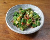 おくらの梅肉和え作り方5写真