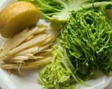 【使いきり】キャベツの外葉ガレット作り方1写真