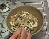海老ときのこの柚子こしょうクリームパスタ♪作り方4写真