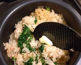 ツナ缶汁と大根菜っ葉の洋風炊き込みご飯作り方4写真