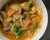 肉無チクワ洋風味噌すき焼き味野菜炒め作り方18写真