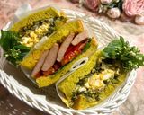 かぼちゃとタアサイの減塩野菜パン✽HB✽作り方8写真