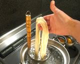 手延べ&手打ちでのうどん麺作り作り方18写真