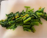 菜の花のマヨ辛子醤油和え作り方2写真