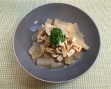 お惣菜！大根と油揚げの煮物作り方3写真