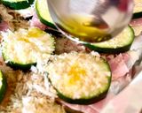 簡単ズッキーニベーコンチーズホイル焼き♪作り方1写真