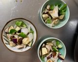 根菜茄子コク旨ビビンバ味温野菜サラダ作り方14写真