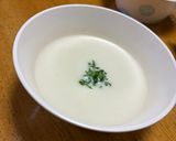新玉ねぎの冷たいポタージュスープ作り方4写真