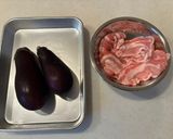 おかんレシピ𓀤𓀣茄子と豚肉の味噌炒め作り方2写真