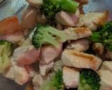 簡単★チキンとブロッコリーのクリームグラタン作り方3写真