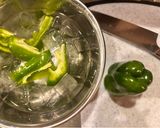 シャキシャキパリパリピーマン、肉味噌作り方1写真