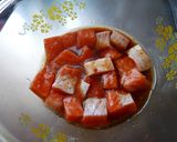 不器用サーモンユッケ丼作り方1写真